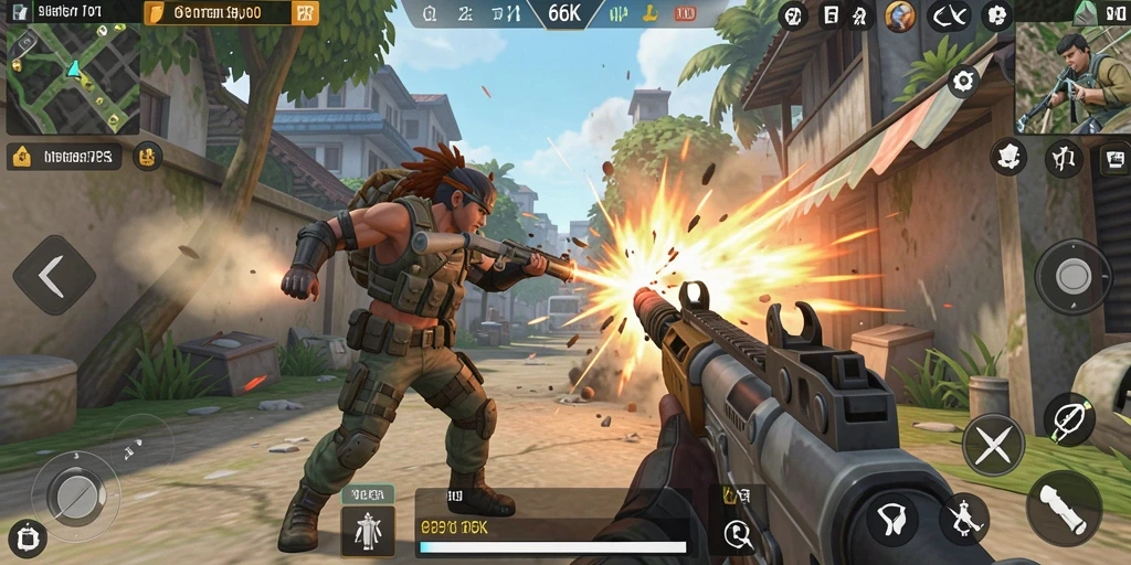 Gameplay TPS yang mendebarkan dan mendunia di 66K.