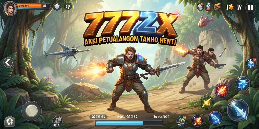 Tampilan menegangkan dari gameplay <strong>777ZX</strong> yang penuh aksi.