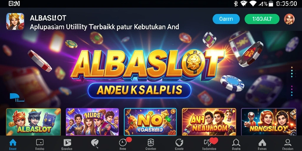Tangkapan layar utama ALBASLOT menampilkan antarmuka berguna untuk manajemen tugas.