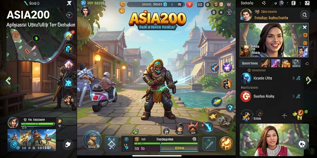 Tampilan antarmuka ASIA200 yang modern dan intuitif.