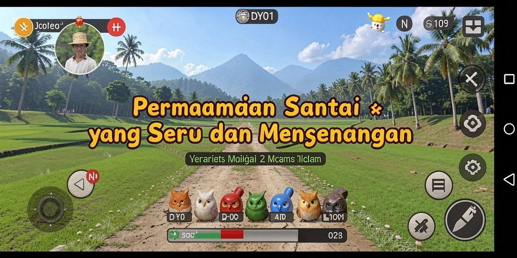 Tampilan gameplay DY01 yang menyenangkan dan mengasyikkan.