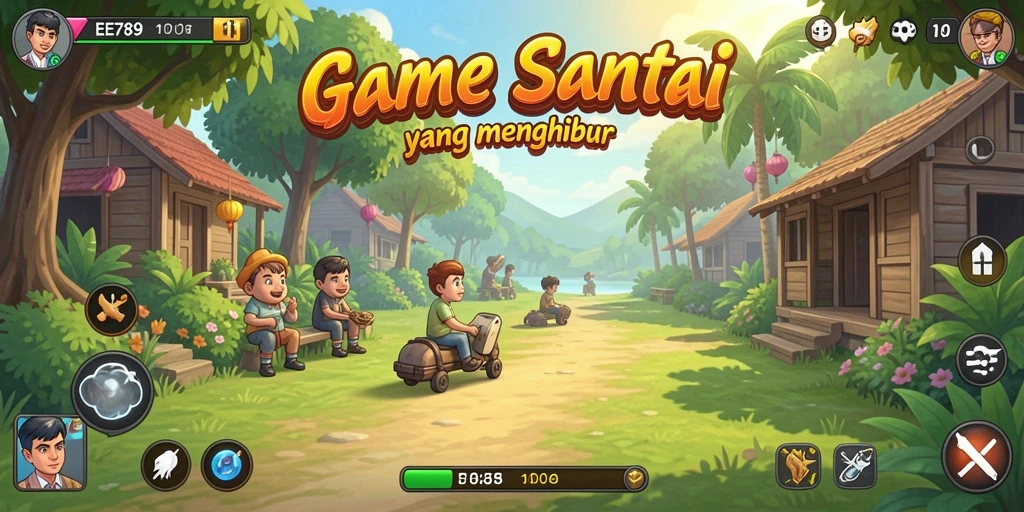 Gameplay seru EE789 dengan grafis warna-warni yang menarik.