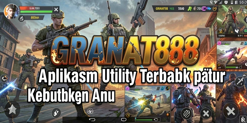 Tampilan utama GRANAT88 dengan berbagai fitur Utility yang inovatif.