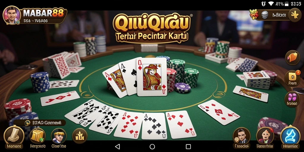 Gameplay seru MABAR88 dalam permainan QiuQiu.