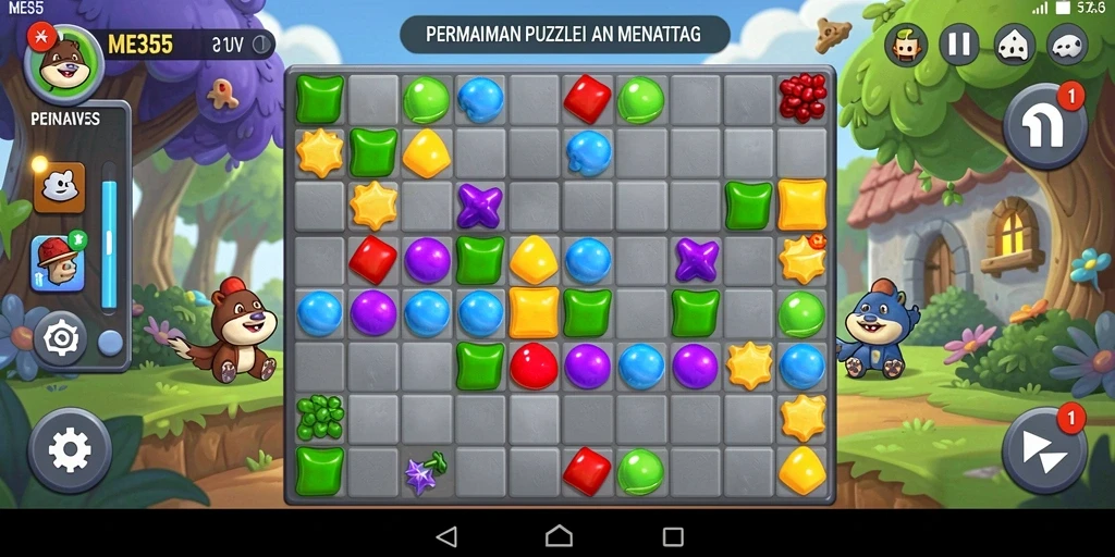 Tampilan gameplay seru dan menantang dari ME355.