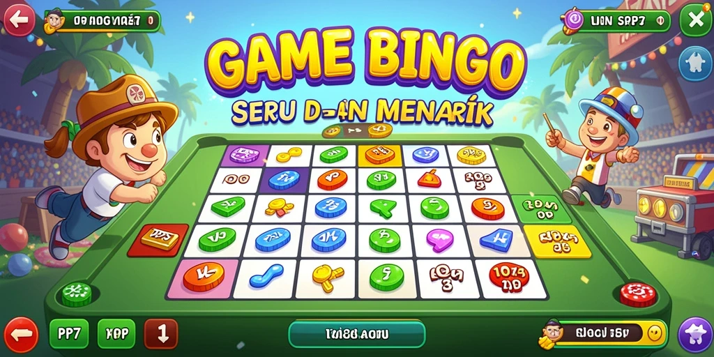 Tampilan utama PP7 menampilkan gameplay menarik dan interaktif Bingo.