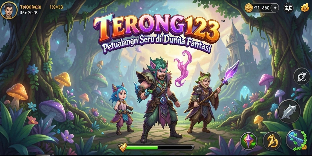 Tampilan gameplay dan pengalaman fitur petualangan TERONG123.
