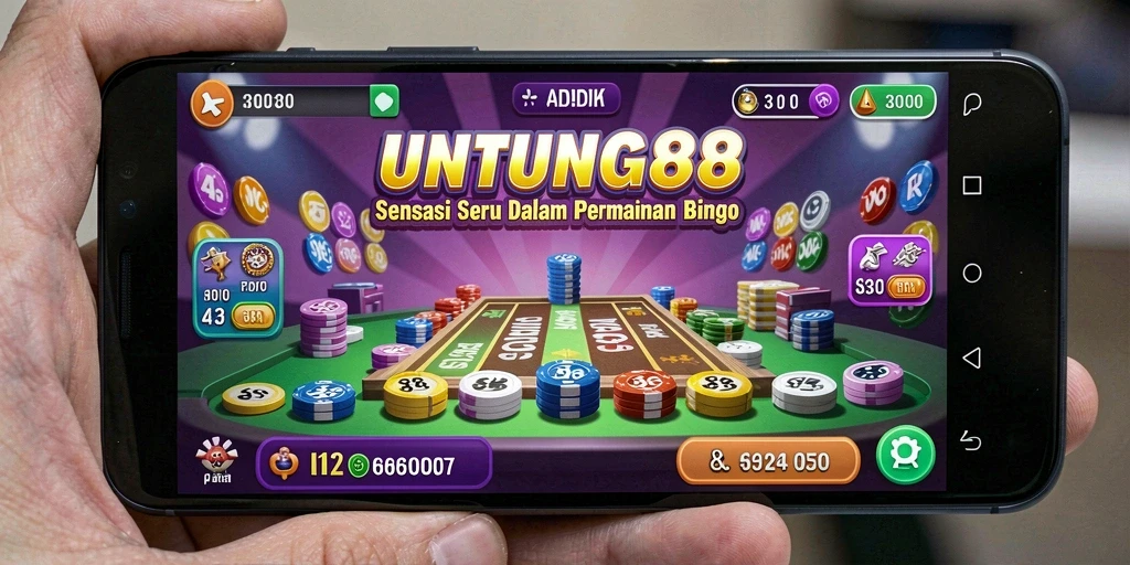 Screenshot UNTUNG88 menunjukkan pengalaman gameplay Bingo yang seru dan interaktif.
