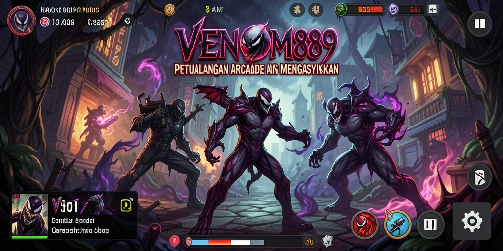 Gameplay menarik dan dinamis di VENOM889